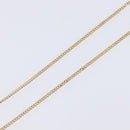 Christian Dior Necklace Metal Gold Tone Auth 208534-5