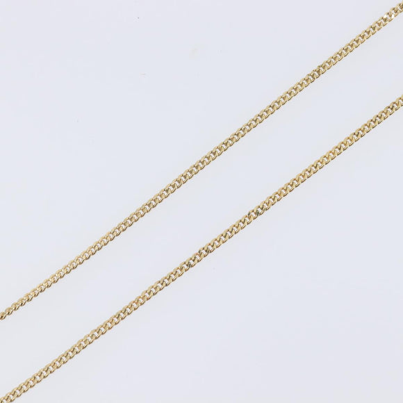 Christian Dior Necklace Metal Gold Tone Auth 208534