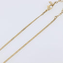 Christian Dior Necklace Metal Gold Tone Auth 208534-6