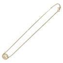 Christian Dior Necklace Metal Gold Tone Auth 208534-9
