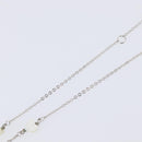 Christian Dior Necklace Metal Silver White Auth 208535V-12
