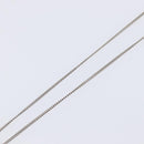 CHANEL COCO Mark Necklace Metal Silver CC Auth 208536M-6