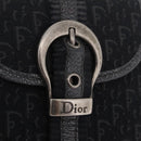 Christian Dior Trotter Canvas Wallet Black Silver Auth 208541V-12