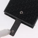 Christian Dior Trotter Canvas Wallet Black Silver Auth 208541V-13