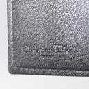 Christian Dior Trotter Canvas Wallet Black Silver Auth 208541V-16
