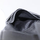 Christian Dior Trotter Canvas Wallet Black Silver Auth 208541V-18
