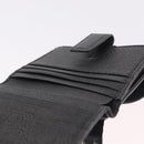 Christian Dior Trotter Canvas Wallet Black Silver Auth 208541V-19