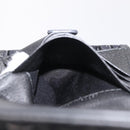 Christian Dior Trotter Canvas Wallet Black Silver Auth 208541V-20