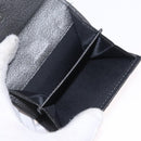 Christian Dior Trotter Canvas Wallet Black Silver Auth 208541V-24