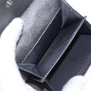 Christian Dior Trotter Canvas Wallet Black Silver Auth 208541V-25