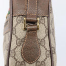 GUCCI GG Supreme Web Sherry Line Shoulder Bag PVC 001 115 6655 Auth 208543A-14