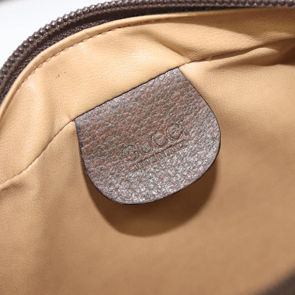 GUCCI GG Supreme Web Sherry Line Shoulder Bag PVC 001 115 6655 Auth 208543A