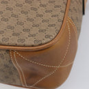 GUCCI Micro GG Web Sherry Line Shoulder Bag PVC Beige 019 43 0107 Auth 208544A-13