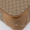 GUCCI Micro GG Web Sherry Line Shoulder Bag PVC Beige 019 43 0107 Auth 208544A-14