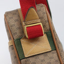 GUCCI Micro GG Web Sherry Line Shoulder Bag PVC Beige 019 43 0107 Auth 208544A-15