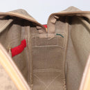 GUCCI Micro GG Web Sherry Line Shoulder Bag PVC Beige 019 43 0107 Auth 208544A-21