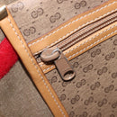 GUCCI Micro GG Web Sherry Line Shoulder Bag PVC Beige 019 43 0107 Auth 208544A-22