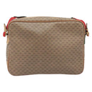 GUCCI Micro GG Web Sherry Line Shoulder Bag PVC Beige 019 43 0107 Auth 208544A-3