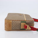 GUCCI Micro GG Web Sherry Line Shoulder Bag PVC Beige 019 43 0107 Auth 208544A-4