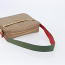GUCCI Micro GG Web Sherry Line Shoulder Bag PVC Beige 019 43 0107 Auth 208544A-7