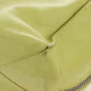 Balenciaga The Paper Hand Bag Leather Light Yellow Silver 236701 Auth 208550V-15
