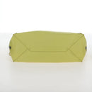 Balenciaga The Paper Hand Bag Leather Light Yellow Silver 236701 Auth 208550V-9