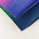 LOUIS VUITTON Taurillon Clemence Illusion Trio Pouch NM M59680 Auth 208551SM-8