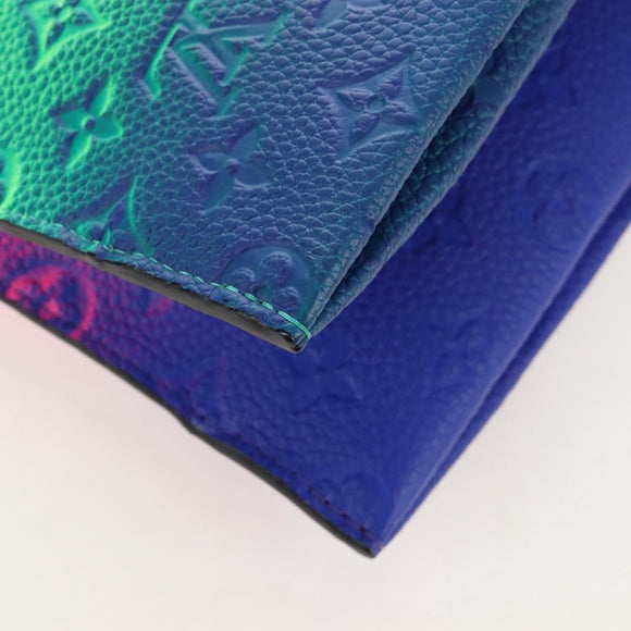 LOUIS VUITTON Taurillon Clemence Illusion Trio Pouch NM M59680 Auth 208551SM