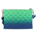 LOUIS VUITTON Taurillon Clemence Illusion Trio Pouch NM M59680 Auth 208551SM-2