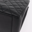 CHANEL Chain Tote Bag Caviar Skin Black Gold CC Auth 208554SAM-12