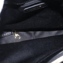 CHANEL Chain Tote Bag Caviar Skin Black Gold CC Auth 208554SAM-16