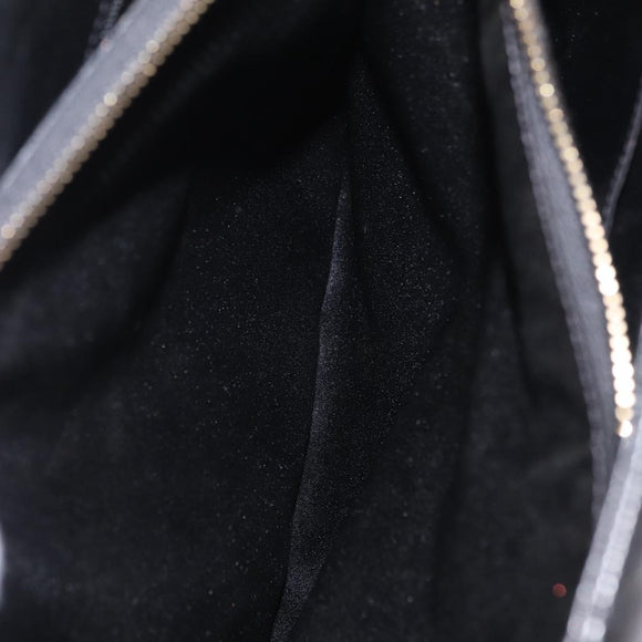CHANEL Chain Tote Bag Caviar Skin Black Gold CC Auth 208554SAM