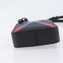 LOUIS VUITTON Taiga Rainbow Danube Messenger Bag Black M30332 LV Auth 208555M-10