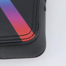 LOUIS VUITTON Taiga Rainbow Danube Messenger Bag Black M30332 LV Auth 208555M-13