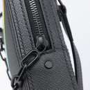 LOUIS VUITTON Taiga Rainbow Danube Messenger Bag Black M30332 LV Auth 208555M-18