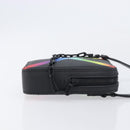 LOUIS VUITTON Taiga Rainbow Danube Messenger Bag Black M30332 LV Auth 208555M-4