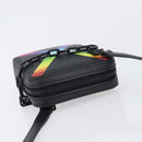LOUIS VUITTON Taiga Rainbow Danube Messenger Bag Black M30332 LV Auth 208555M-6