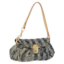 LOUIS VUITTON Monogram Denim Mini Pretty Raye Bag Blue M95333 LV Auth 208556SAM-1