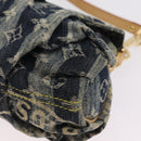 LOUIS VUITTON Monogram Denim Mini Pretty Raye Bag Blue M95333 LV Auth 208556SAM-18