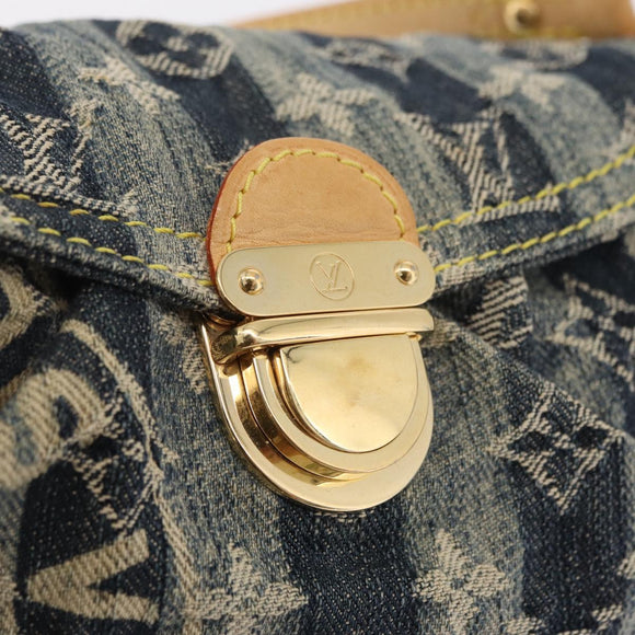 LOUIS VUITTON Monogram Denim Mini Pretty Raye Bag Blue M95333 LV Auth 208556SAM