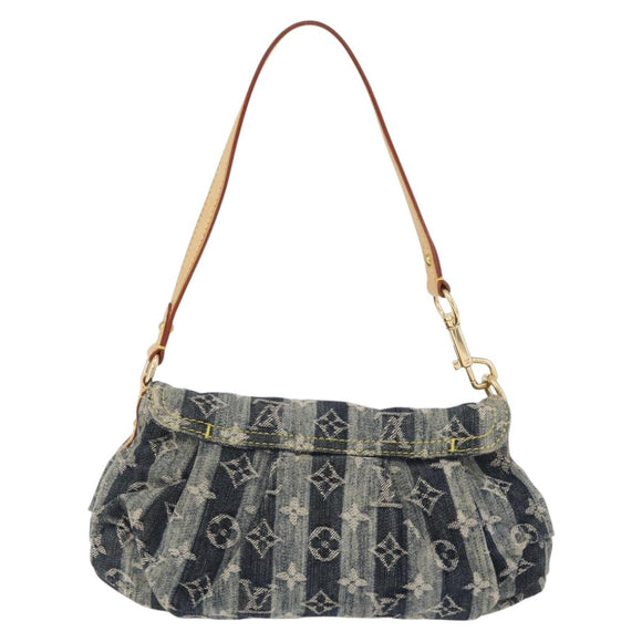LOUIS VUITTON Monogram Denim Mini Pretty Raye Bag Blue M95333 LV Auth 208556SAM