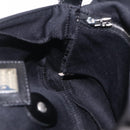 FENDI Mamma Baguette Shoulder Bag Cotton Jersey Black Silver 26424 Auth 208557V-23