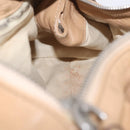 Chloe Paddington Hand Bag Leather Beige Gold Silver Auth 208558V-25