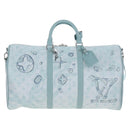 LOUIS VUITTON Aqua Garden Keepall Bandouliere 50 Bag M22570 LV Auth 208560SM-2