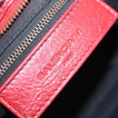 Balenciaga Mini City Hand Bag Leather Red 300295 Auth 208564V-19
