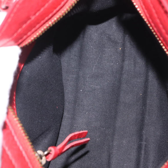 Balenciaga Mini City Hand Bag Leather Red 300295 Auth 208564V
