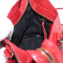 Balenciaga Mini City Hand Bag Leather Red 300295 Auth 208564V-22