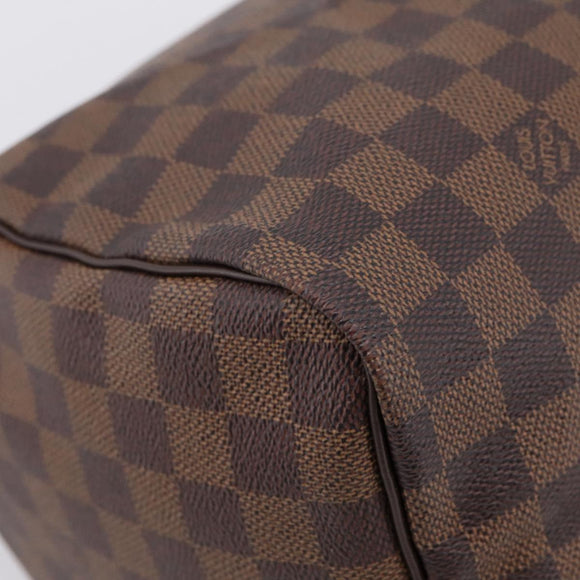 LOUIS VUITTON Damier Ebene Speedy 30 Hand Bag N41364 LV Auth 208566A