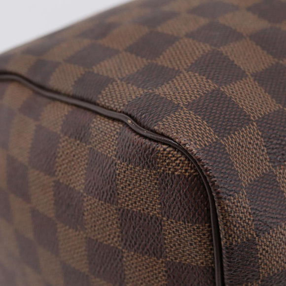 LOUIS VUITTON Damier Ebene Speedy 30 Hand Bag N41364 LV Auth 208566A