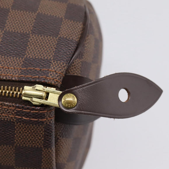 LOUIS VUITTON Damier Ebene Speedy 30 Hand Bag N41364 LV Auth 208566A